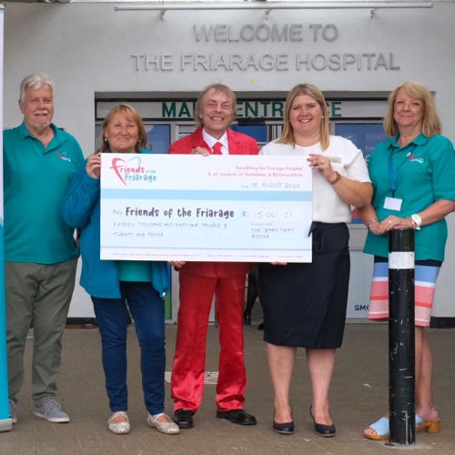 Friends of the Friarage Barn that Rocks Cheque